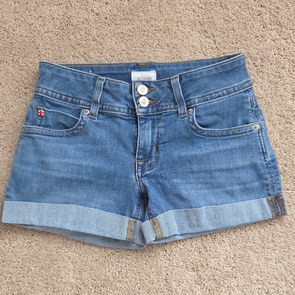 Hudson Jeans Classic Blue Jean Shorts